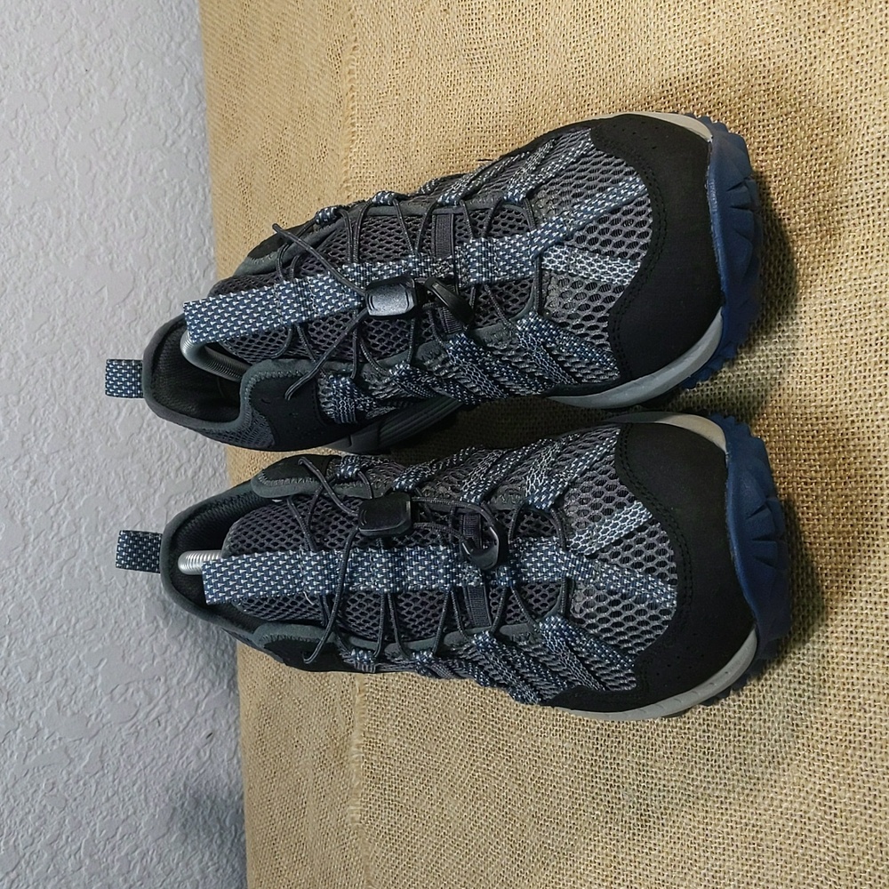 Merrell Wildwood Aerosport Men's Water Shoes Sz 10.5, Grey/Blue/Black - Picture 2 of 7